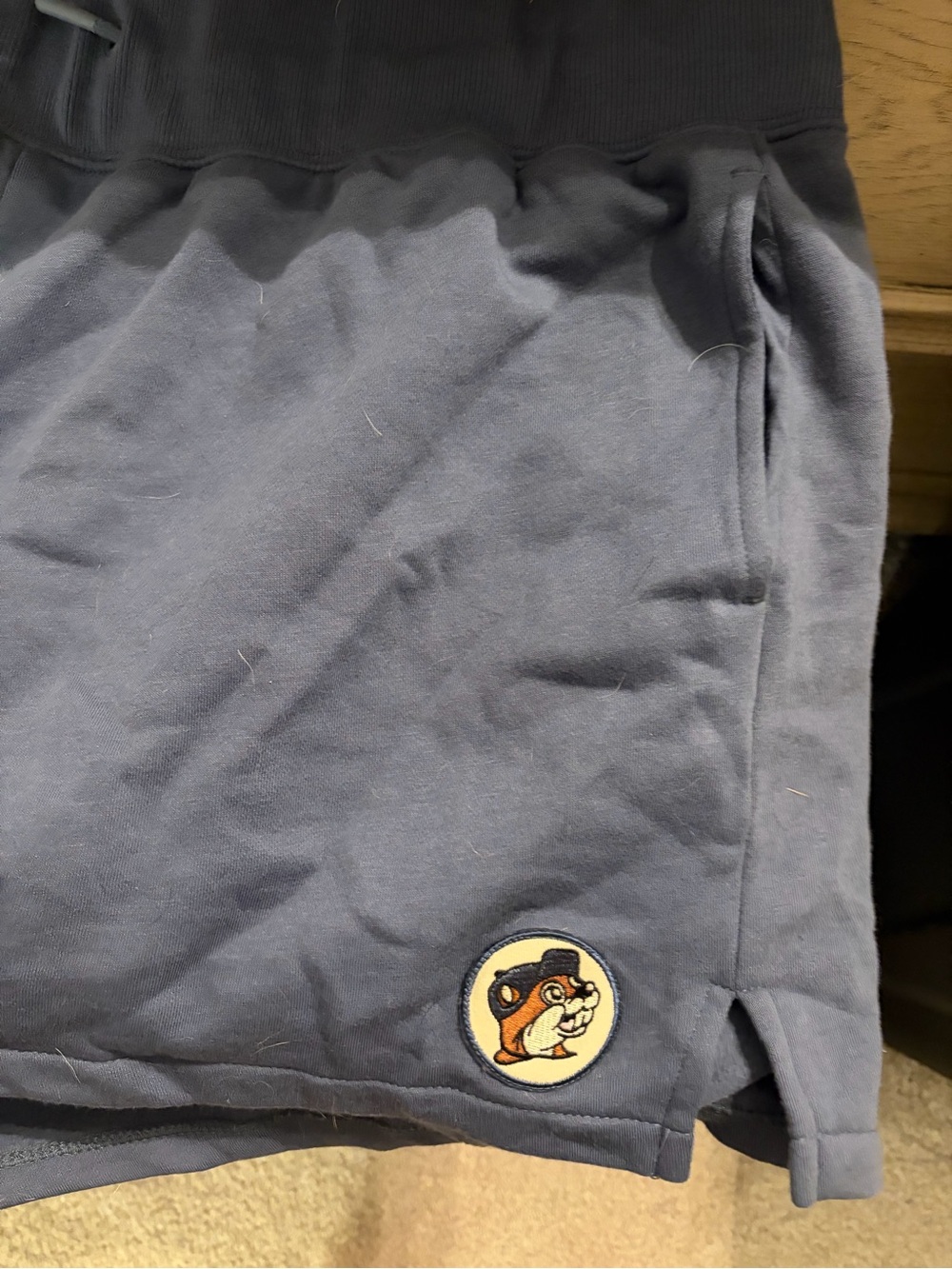 Buccees Navy Blue PJ Shorts